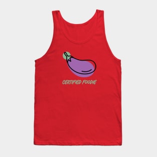 Certified Foodie Eggplant Tank Top